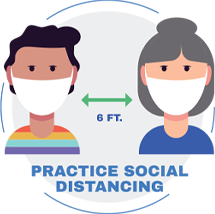 Practice social distance.